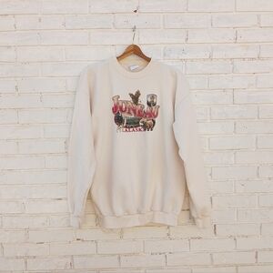 Vintage 80s 90s Santee Crewneck Sweatshirt Juneau Alaska